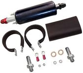 A-Team Performance Parts - LS Universal High Flow & Pressure External Inline 255LPH Fuel Pump Kit - Replacement for GSL 392 Walbro Black