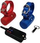 MultiSound - Remote controlled Beeper up to 3 dogs. Beeper collar completely waterproof and audible from a long distance. Electronic Beeper collar for hunting dogs. (Remote Control + 2 receivers)