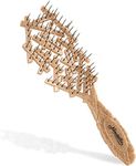 Ninabella Organic Detangle Hair Brush for Women, Men & Children - Does not Pull the Hair - Hair Straightening Brushes for Curly, Straight & Wet Hair - Unique Nest Hairbrush