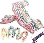 12 Pcs Foldable Travel Hangers - Po