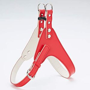 ADD.Mate Leather Style Harness, Torso Ring, Size SS, Red