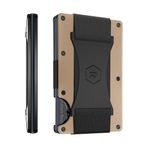 Ridge Wallets - Slim Minimalist Front Pocket Wallet for Men, RFID Card Holder, Mojave Tan, Hex Ridge
