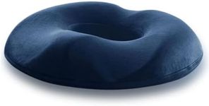 Donut Cushion for Pressure Relief, NHS Ring Seat Doughnut Cushions for Sciatica Haemorrhoids, Orthopaedic Bed Sores, Prostate, Piles, Ulcers, Coccyx Back Pain Relief, and Comfort Sitting
