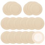 Nipple Covers - Breast Petals, Nipple Skin Flower Nipple Pasties for Women Nippleless Covers 10/20PCS (Beige Round)