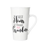 Pfaltzgraff Best Moms Promoted Grandmas Tall Latte Coffee Mug - 18 Ounce