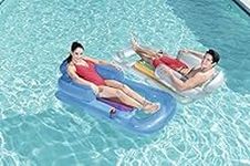 Unibos Designer Fashion Lounger Inflatable Swimming Pool Lilo Assorted Reclining Float