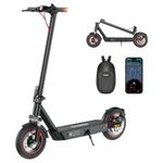 iScooter i10Plus Electric Scooter Adults, Fast Electric Scooters with APP Control, 50KM Max Range & 4 Speed Levels, Dual Suspensions, 3 Braking Systems and Turn Signals