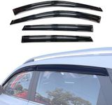 AUSGO Weathershields Compatible with MG ZS/ZST/ZS EV 2018-Onwards, Luxury Weather Shields Window Visors Wind Deflectors Sun Rain Guard 4PCS Set