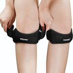 KGONE 2 Pack Patella Tendon Knee Strap, Knee Pain Relief Support Brace for Women Men, Hiking, Soccer, Basketball, Running, Tennis, Jumpers Knee, Tendonitis, Weight Lifting, Squats