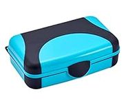 It's Academic Hard Pencil Case, Durable Plastic Pencil Box, Kid-Friendly Design, Blue & Black