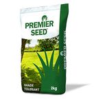 Premier Seed Shade Tolerant Quality Grass Seed for Low Sun Gardens (2kg)