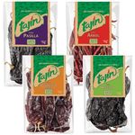 Tajin Authentic Mexican Chilli Bundle Containing 4 types of Whole Dried Chillies - Guajillo 75g, Ancho 75g, Pasilla 75g and Arbol 75g