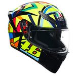 AGV K1-S E2206 Full Face Motorcycle Helmet - VR46 Rossi Replicas, XL