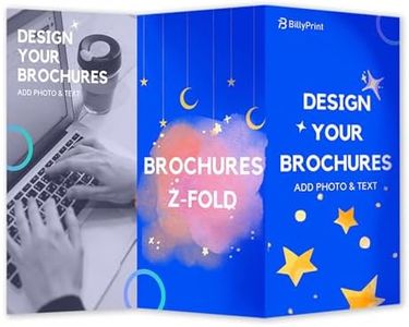 BillyPrint Customized Brochures&Flyer 230GSM For Business, Double-Sided Printing Z-Fold Glossy Paper Professional, Engaging, and Informative Marketing Material,11x17 inches-25 Sheets