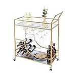 Maxkon Bar Cart Wine Strorage Troll