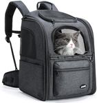 Pecute Cat Carrier Backpack, 30% Labor Saving System Pet Backpack for Cat and Dog, Puppies, Ergonomic Design Suspended Anti-Gravity Pet Carrier, Cat Dog Carrier Bag for Travel Hiking Vet Outdoor