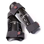 Macho Dyna Shin/Forearm Guards for TKD Karate (Black, X-Long)