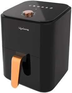 Lifelong Air Fryer | 1 Year Warranty | 1200W, 4L, Air Fryer for Home, Airfryer, Electric Air-Fryer with 360° Hot Air Circulation Technology & Timer Control, Up to 90% Less Oil Usage (LLHFD429, Black)