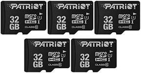 Patriot Memory LX Series Micro SD Flash Memory Card 32GB - 5 Pack