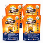 VetSafe Kennel Wash | 4000 ML | Kennel Cleaner | Pet Floor Cleaner | Pet Area freshener | Odour Neutralizer | Anti microbial |Disinfectant | Super Concentrate | Orange Power