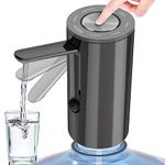 YISH Water Dispenser Pump Water Pump 5 Gallon Water Bottle: Electric Water Dispenser Rechargeable USB Water Bottle Pump Portable Foldable Drinking Water Pump for Home Office Kitchen Camping