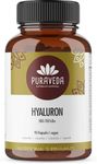 Hyaluronic Acid High Dosage (90 Capsules) 350 mg - 500-700kDa - Introductory Price - 90 Capsules for 3 Months - Highest dose - Purest Hyaluronic Acid - No Magnesia Stearate - Packed in Germany