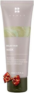 BRMUD Cardi B Mask | Recovery Mud Clay Face Mask | Hydrating & Moisturizing Pore Cleanser Korean Mask w/ 91.8% Nature-Derived Ingredients | Gentle K Beauty Wash Off Body Mud Mask (3.72 fl oz)