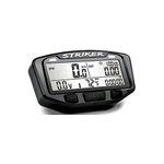 Trail Tech Trail Tech 712-110 Black Striker Speedometer Digital Gauge Kit with Volt Meter