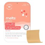 Wellbeing Nutrition Melts Plant Based Multivitamin for Men & Women with 100% RDA of Zinc, B-Complex, Vitamin C, D3 + K2(MK7), Ashwagandha & Ginseng for Immunity & Energy, 30 Oral Strips