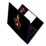 ANCIARY Full Laptop Skin Stickers HD Quality Sticker for Laptops Upto 15.6" Compatible with Apple/Dell/HP/Lenovo/Acer/Asus/Sony (Dustproof|Waterproof|Scratchproof|Reusable) - Iron Man FL EDS1