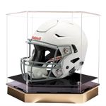 Football Helmet Display Case ,Baseball Helmet Display Case,Self-Assembly Helmet Display Box Protection Holder Dustproof Sports Collectibles Storage Showcase