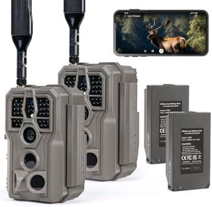 GardePro X66 Pro 2-Pack Cellular Trail Camera, Rechargeable Battery