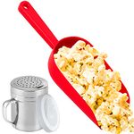 CUSINIUM Aluminium Popcorn Scoop w/Popcorn Salt Shaker with Handle Bundle