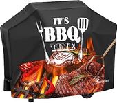 Grill Cover for Outdoor Grill, BBQ Grill Cover, Grill Cover 55 Inch, Waterproof Barbecue Gas Grill Cover, Small to Large Durable and Convenient Heavy Duty Universal Grill Covers - Steak 55 Inches