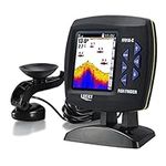 caigou Fish Finder Wired Transducer Sensor Fishfinder 45 Degrees Underwater Fishing Camera Portable Fish Finder Waterproof Underwater Monitor LCD Fish Locator Boat Fishfinder Fish Detector