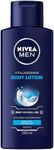 NIVEA MEN Revitalising Body Lotion, Revitalising Body Care Moisturises 24+ Hours, Body Lotion with Vitamin E for Intensively Nourished Skin (250 ml)