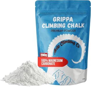 Avila Climbing Co. Climbing Chalk 200g Premium Powder, Performance Friction Gymnastics Chalk 100% Magnesium - Ultra Grip for Lifting, Rock Climbing, Gym, Weights & More! Long Lasting & Skin Friendly
