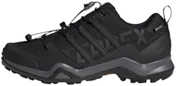 adidas Homme Terrex Swift R2 Gore-TEX Hiking Shoes Chaussures de randonnée, Core Black/Core Black/Grey Five, 46 EU