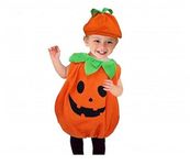 CHRISLEY ENTERPRISES Pumpkin dress for kids | unisex halloween pumpkin costume kids | children halloween Fancy Dress (3-4 years)