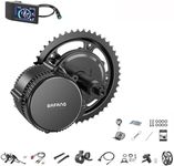 Bafang BBS02 48V 750W Ebike Motor with 500C Display & 44T Chainring, 8FUN BBS02B Mid Drive Electric Bike Conversion Kits