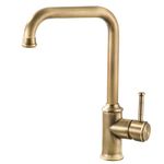 Hiendure® Antique Brass Finished Antique Kitchen Sink Tap with Swivel Spout