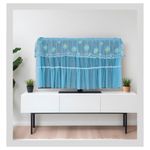 Cutepiece Best TV dust cover, Television cover Protector for 55 inch LCD/LED/TV cover (Blue)