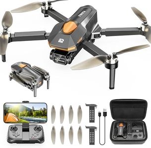 PLEGBLE Drohne mit Kamera für Kinder, Mini Drohne Erwachsene, Bürstenlosem Motor FPV RC Drone mit 5G WiFi, Höhenhaltung, 3D Flip, Kopflos Modus, Flugbahn, Spielzeug und Geschenke für Jungen