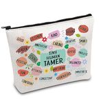 Tiny Human Tamer Gift Preschool Teacher Makeup Bag Daycare Worker Gift Kindergarten Teacher Survival Kit Thank You Gift (HUMAN TAMER ca)