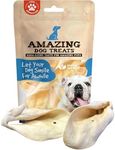 Amazing Dog Treats - Cow Ears for Dogs - Full Size (18 Pack) - Thick-Cut 100% Beef - All Natural Rawhide Alternative- Safe No Hide Dog Chew