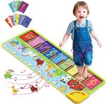 Joyjoz Baby Musical Mats with 25 Music Sounds, Musical Toys Child Floor Piano Keyboard Mat Carpet Animal Blanket Touch Playmat Early Education Toys for Baby Girls Boys Toddlers (1 to 5 Years Old)