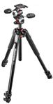 Manfrotto MK055XPRO3-3W 055 Kit Aluminium 3-Section Horizontal Column Tripod with 3-Way Head and Two ZAYKIR Quick Release Plates for the RC2 Rapid Connect Adapter