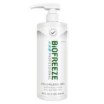 Biofreeze Professional Pain Relieving Gel, Topical Analgesic for Enhanced Relief of Arthritis, Muscle, & Joint Pain, NSAID Free Pain Reliever Cream, 32 oz with Pump, Colorless Formula, 5% Menthol