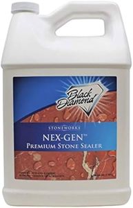 Black Diamond Stoneworks NEX-GEN Natural Stone Penetrating Sealer: Long-Lasting Protection Interior and Exterior ; Granite, Marble, Travertine, Limestone, Grout, Tile, Brick, Slate Floors (1-Gallon)