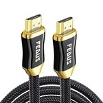 FEDUS Certified 8K High-Speed HDMI Cable 5 Meter, 8K@60Hz & 4K@120Hz HDMI to HDMI Cable 2.1, 8k HDMI Cable Cord, 48Gbps HDCP 2.2,2.3, HDR 10, HDMI ARC/eARC cable for soundbar, TV, Laptop, PC, Monitor